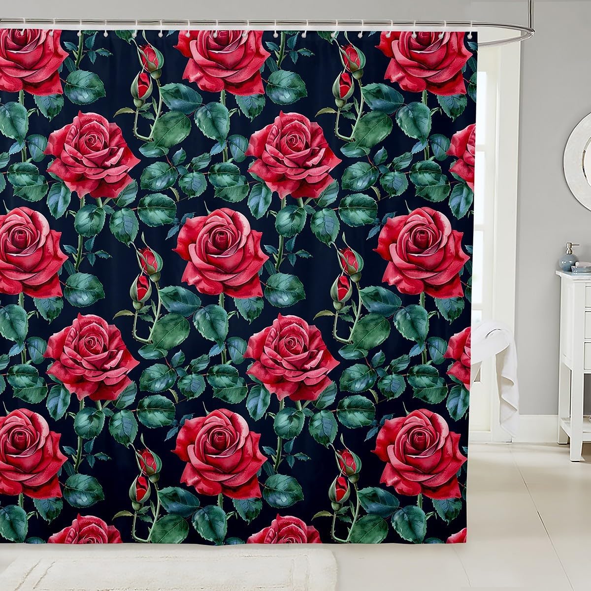 Sunflower Shower Curtain,Country Style Rustic Farm Plants Decorative Bath Curtains,Floral Garden Plant Home Bathroom Decor Polyester Fabric Waterproof 72 x 84 Inches