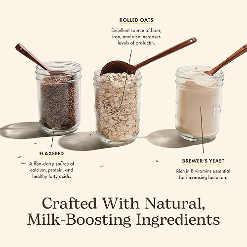 Miniatura 3 de Miracle Mama Milkookies - Galletas de lactancia, avena y nuez y cereza, sin lácteos, sin soja, sin gluten, veganas, suministro de leche con avena,