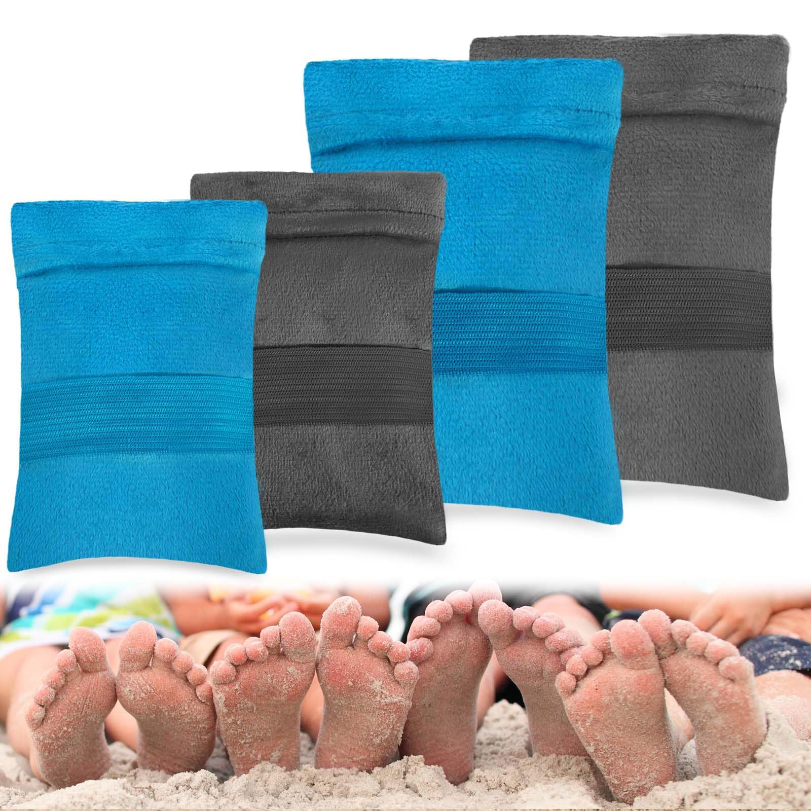 Dissolvant de sable pour la plage – Réutilisable – Lot de 2 fournitures d'activités aquatiques portables, outil de nettoyage pour les vacances, les sorties en