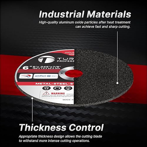 Miniatura 10 de 25 ruedas de corte de 4 pulgadas para amoladora angular, 4 pulgadas de diámetro y 040 pulgadas de grosor y discos de corte de eje interior de 58