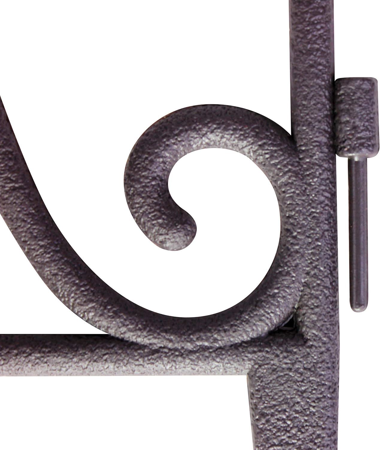 Emsco Group 2093HD Victorian Fencing Medium Garden Lawn Edging, Pack, Black