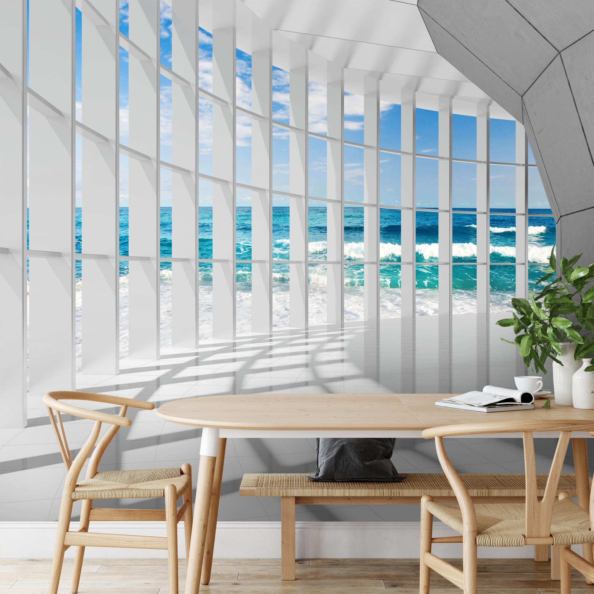 Papier Peint Intissé 396 X 280 Cm Fleurs Lis 3D | Toison Décoration