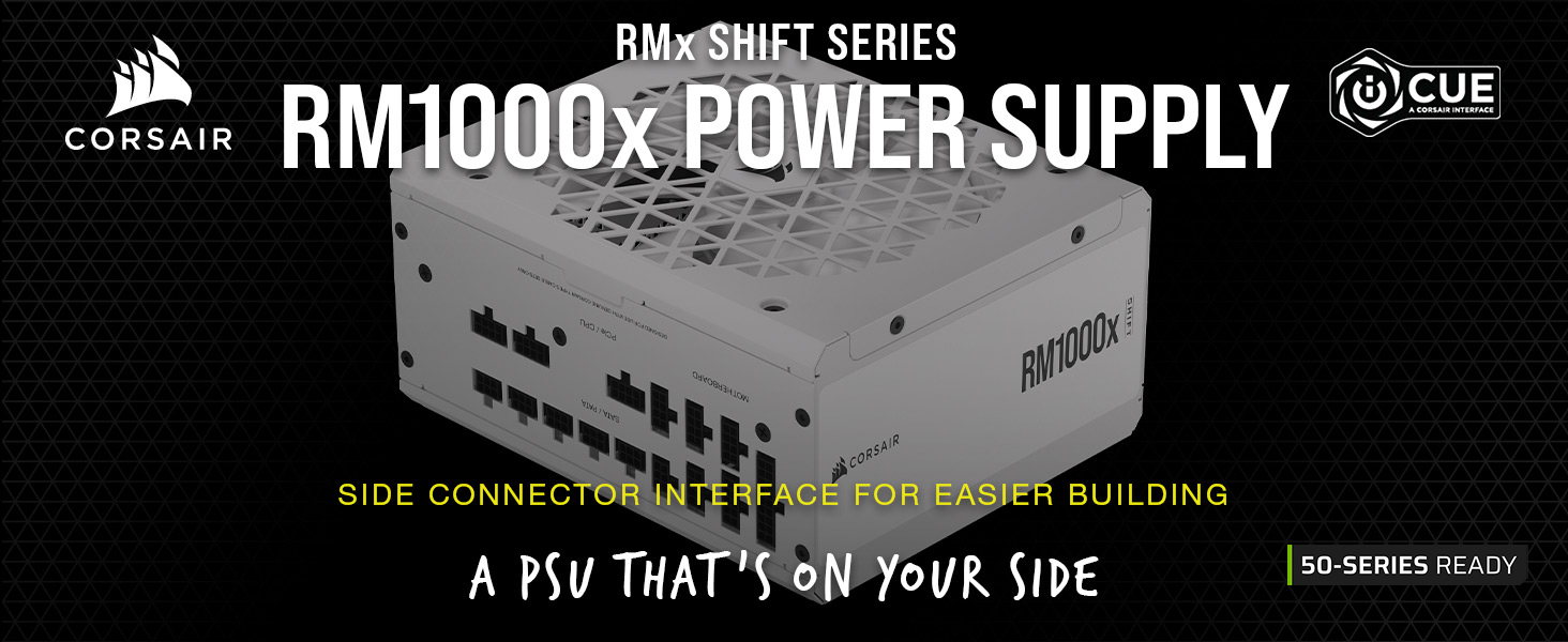 電源ユニット CORSAIR RMx SHIFT SERIES RM1000x 80plus RM1000x SHIFT 80 PLUS Gold Fully Modular ATX Power Supply