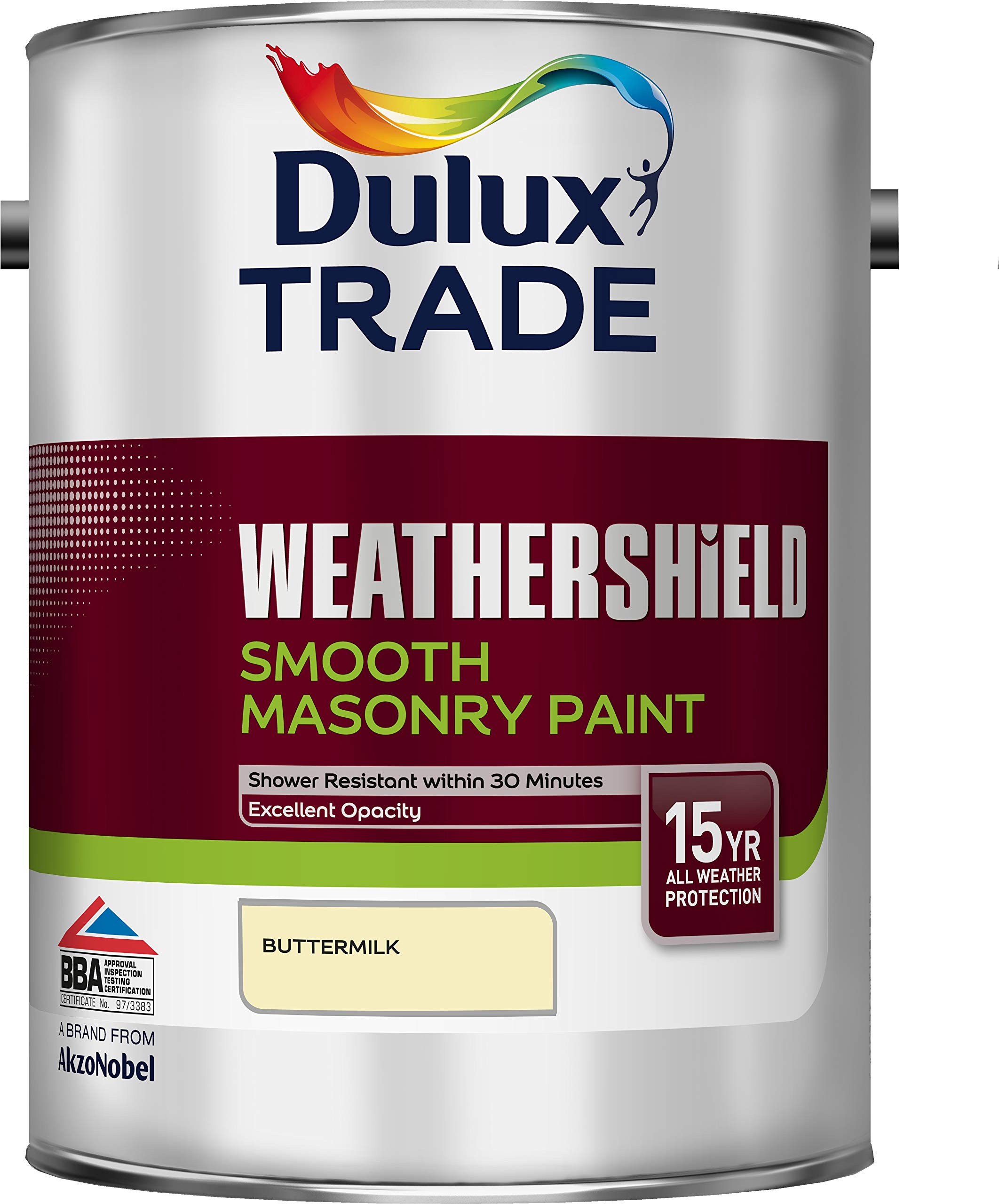Weathershield Smooth Masonry Buttermilk 5 Litres