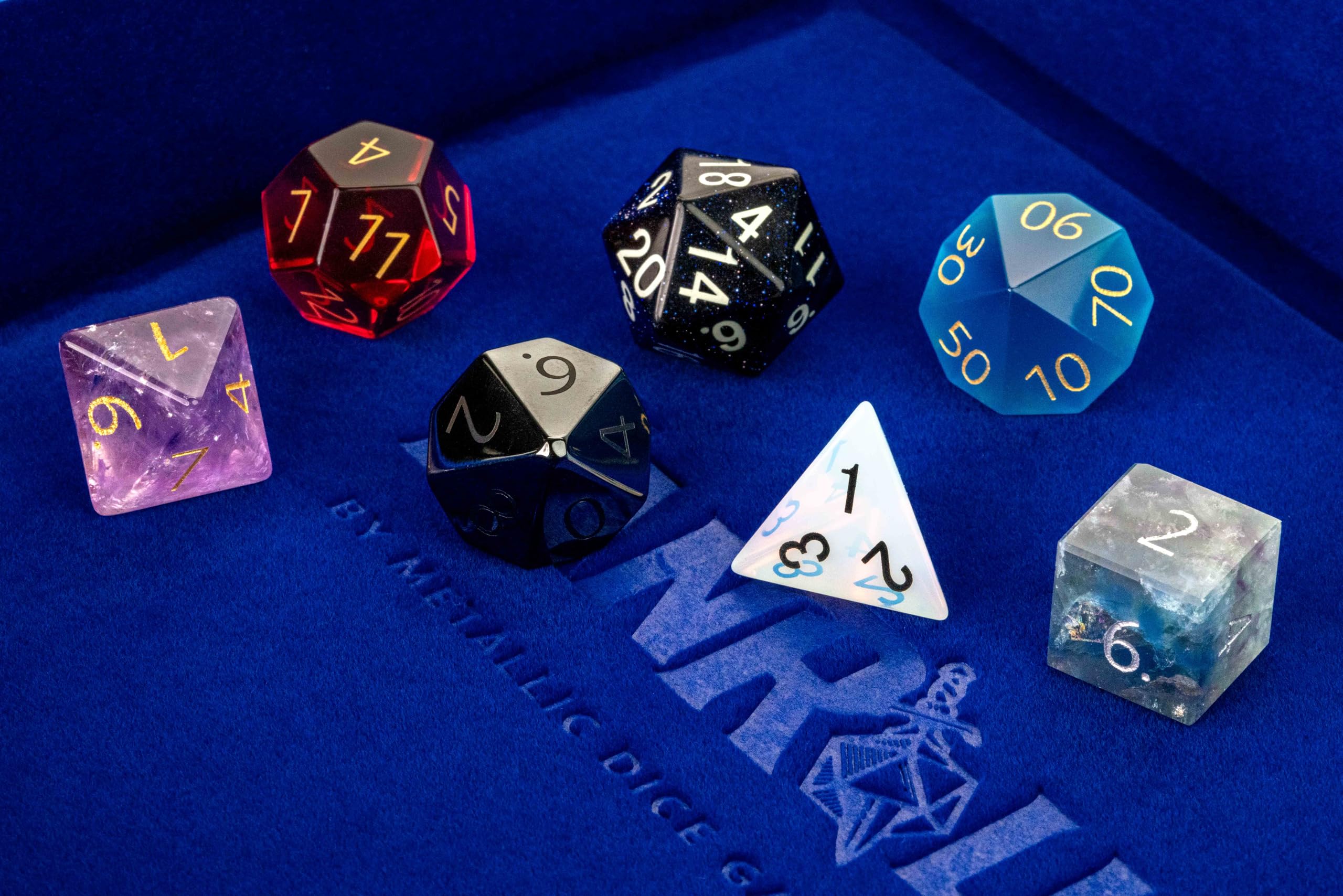 FanRoll Misfit Gemstone Mystic Mines - Set di dadi