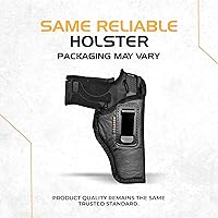 Vista 9 de Houston GunHolsters IWB Gun Holster Eco Leather Concealed Carry Soft Material - Suede Interior for Maximum Protection
