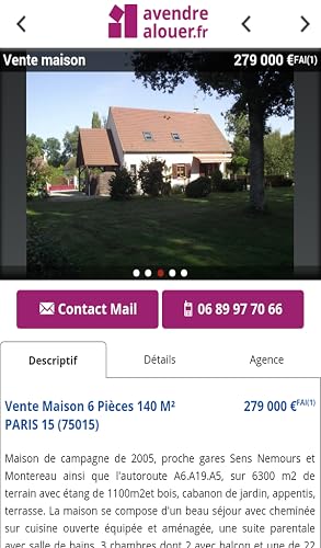 Immobilier AVendreAlouer.fr - Annonces immobilières de location, achat et vente pour trouver votre logement idéal : maison ou appartement – vue 5