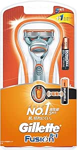 ジレットフュージョン5+1パワーホルダー 替刃1個付