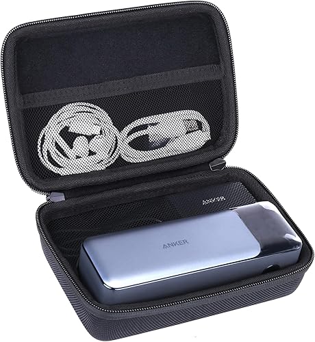 Miniatura 2 de khanka Funda de viaje rígida de repuesto para banco de energía Anker 737 (PowerCore 24K), cargador portátil de 3 puertos de 24,000 mAh, solo funda