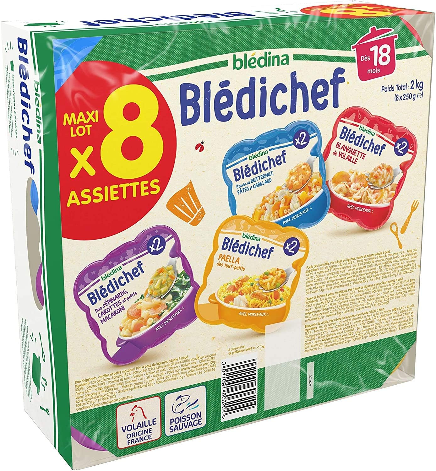 8x230g Repas Bebe Bledina Bledichef Des 12 Mois 4 Recettes Bebe Et Puericulture Le Repas De Bebe Korikraft Com