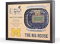 Vista 66 de YouTheFan NCAA Arte de Pared StadiumView de 25 Capas