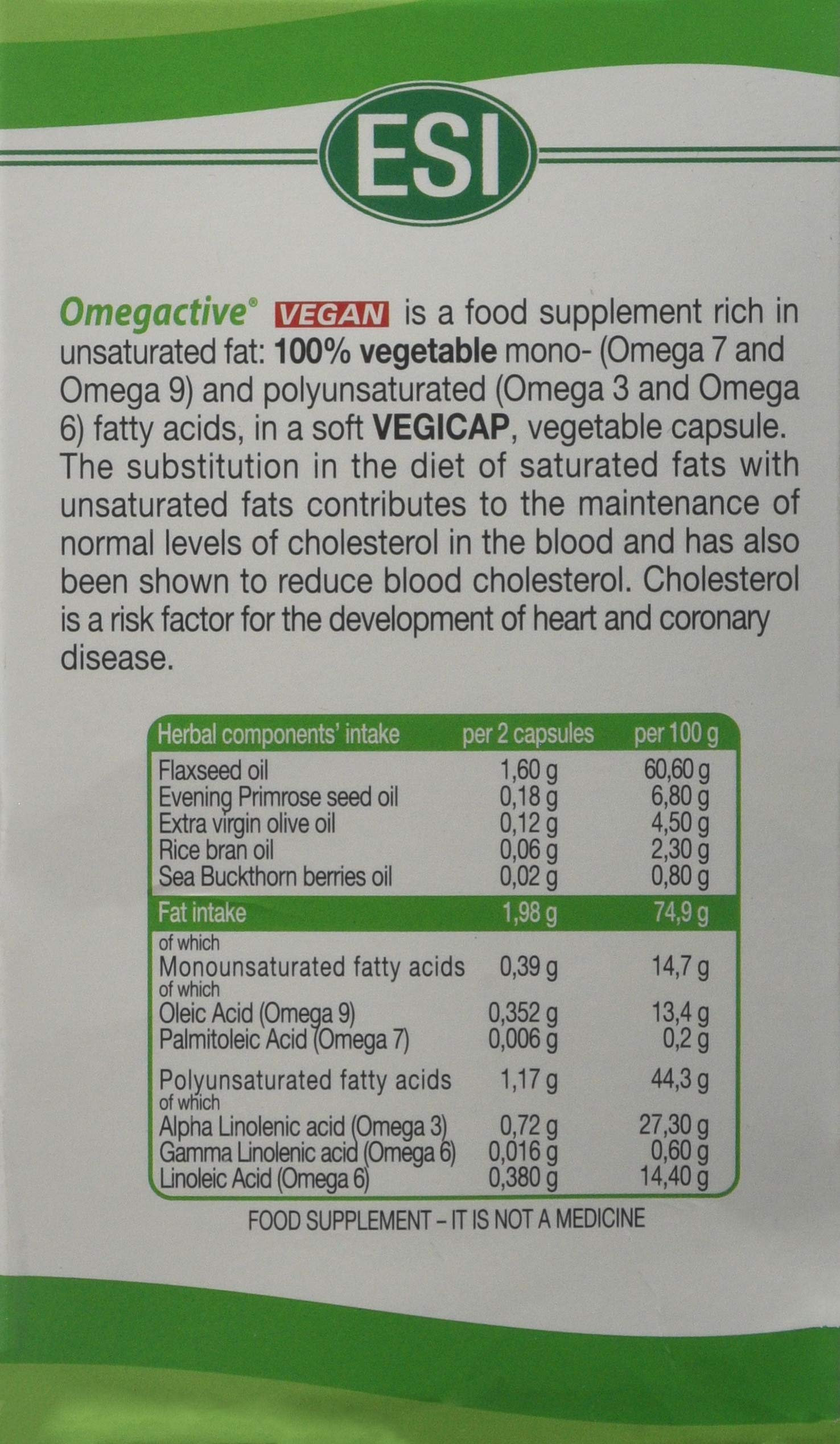 ESI Omegactive 120 Capsules - Buy Online - 65798159