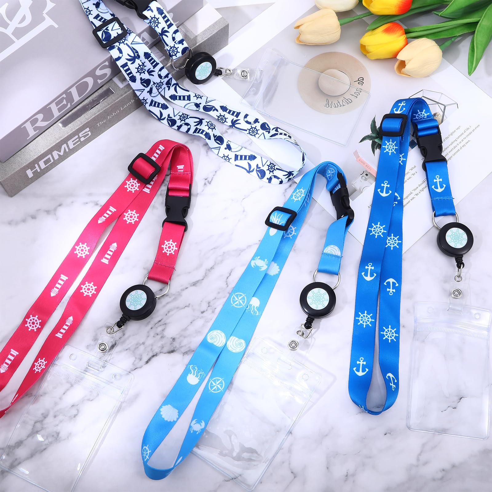 4 PCS Cruise Lanyard with Card Holder - Image 4