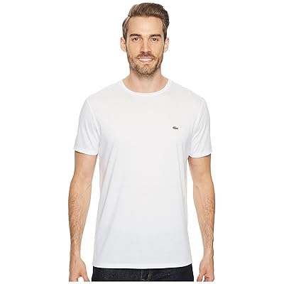 Lacoste Short Sleeve Pima Crew Neck T Shirts Men