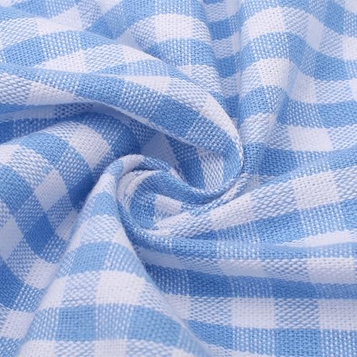 Miniatura 7 de Delantales de cocina vintage a cuadros, delantales de lona para chef, delantales de lona para Navidad, vacaciones, hogar, 100% algodón puro, tamaño