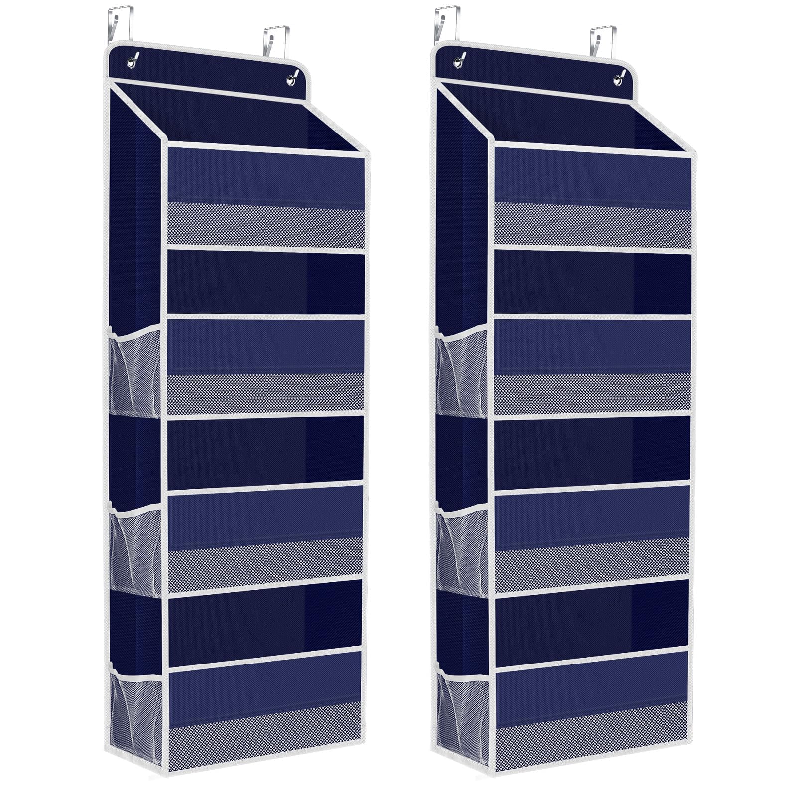 2 Pcs Over The Door Organizer Large Capacity Hanging Storage Room Organizer