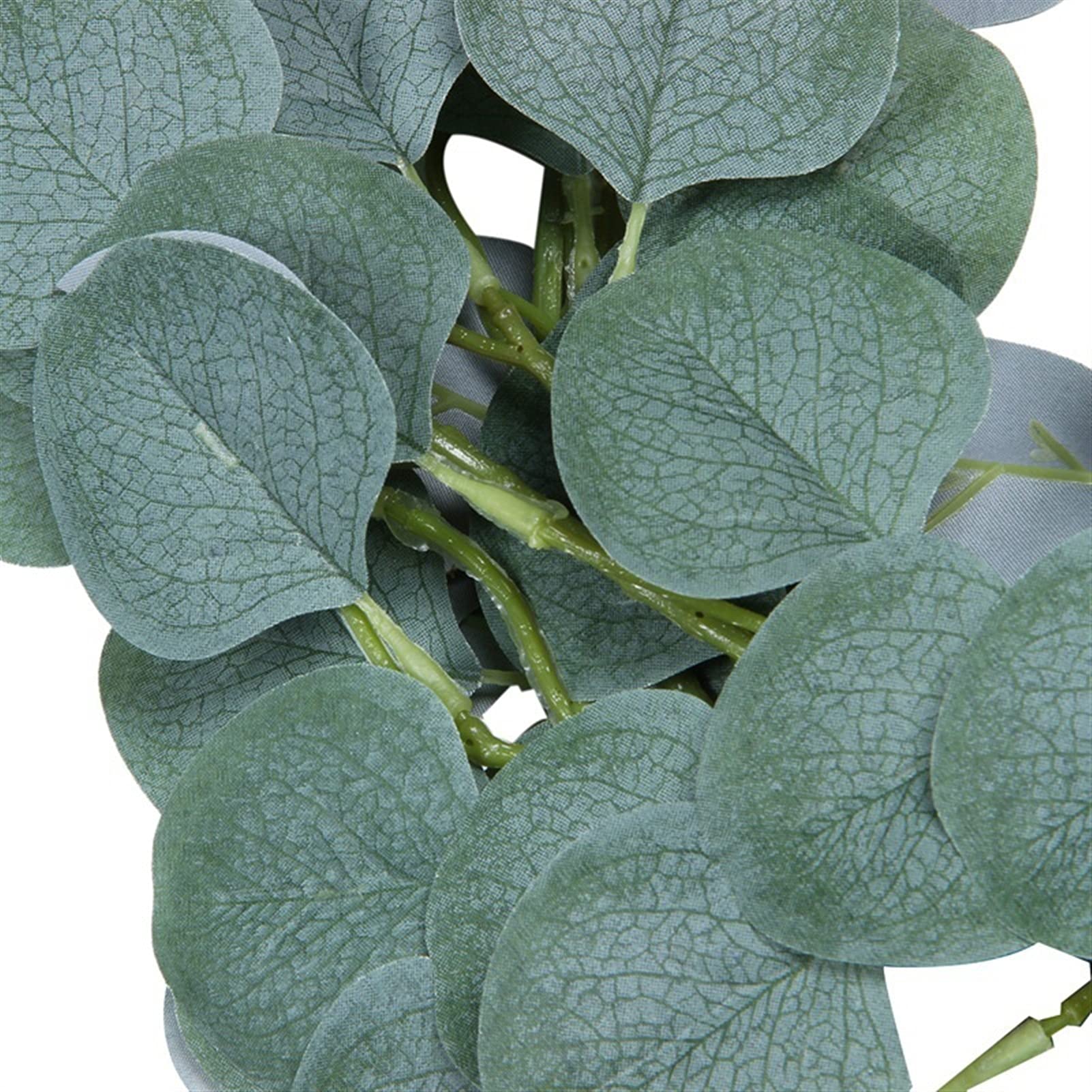 Fiori Artificiali, Cordi Nataler la Porta Anteriore 6,5-Piede Artificiale Di Eucalipto Ghirlanda e 6-Piede Srami Di Vite Foglia Ghirlanda Stringa Porta Verde Ghirlandar Interni Ed Esterni