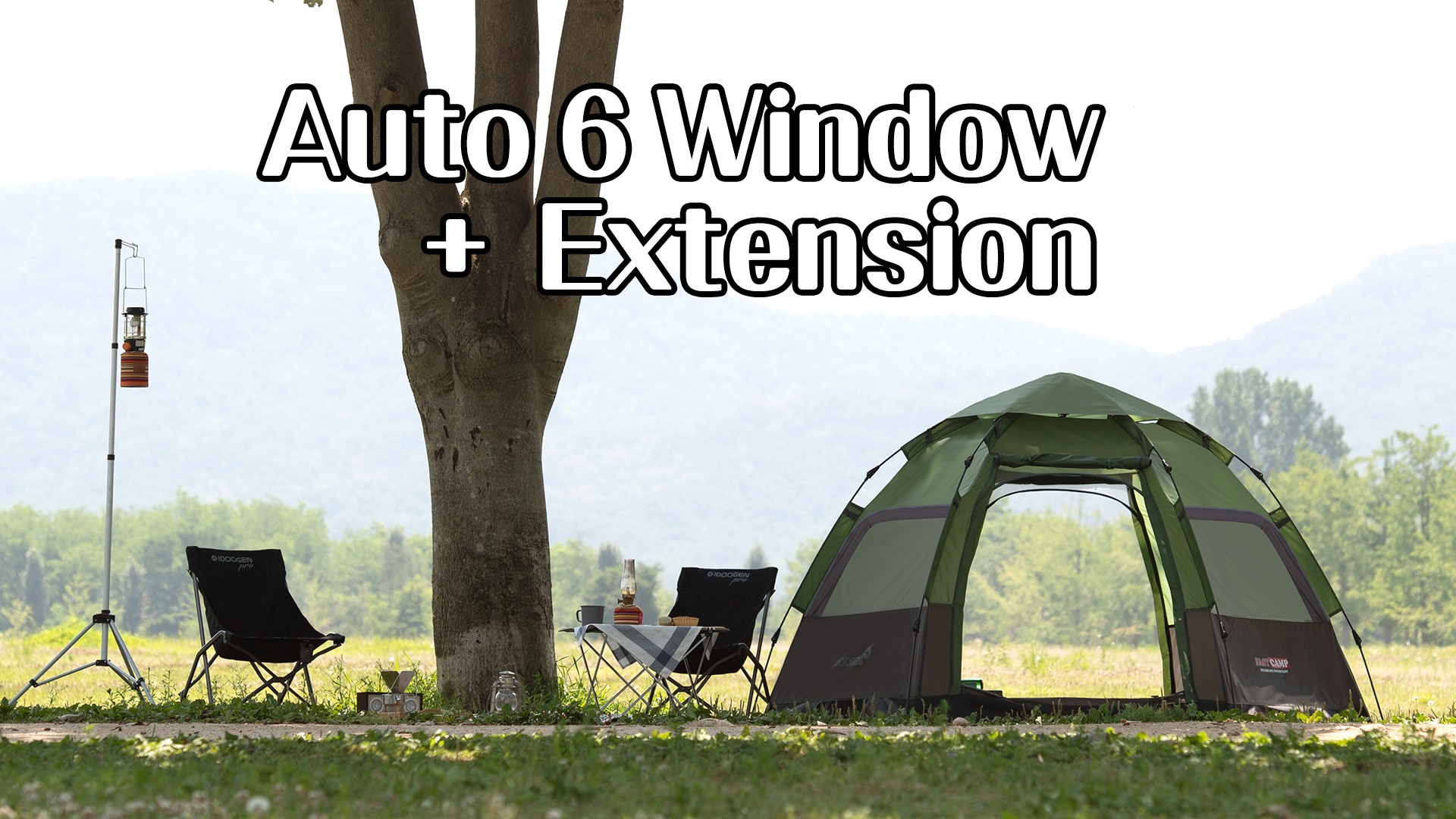 Amazon.com : IDOOGEN Instant Camping Tent for 4 Person,2 Mesh