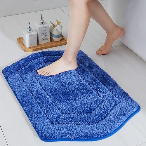 COSY HOMEER - Alfombras extra gruesas para el baño, tapetes de baño antideslizantes, tapete de felpa suave, peludo y 100% micro poliéster, tapete