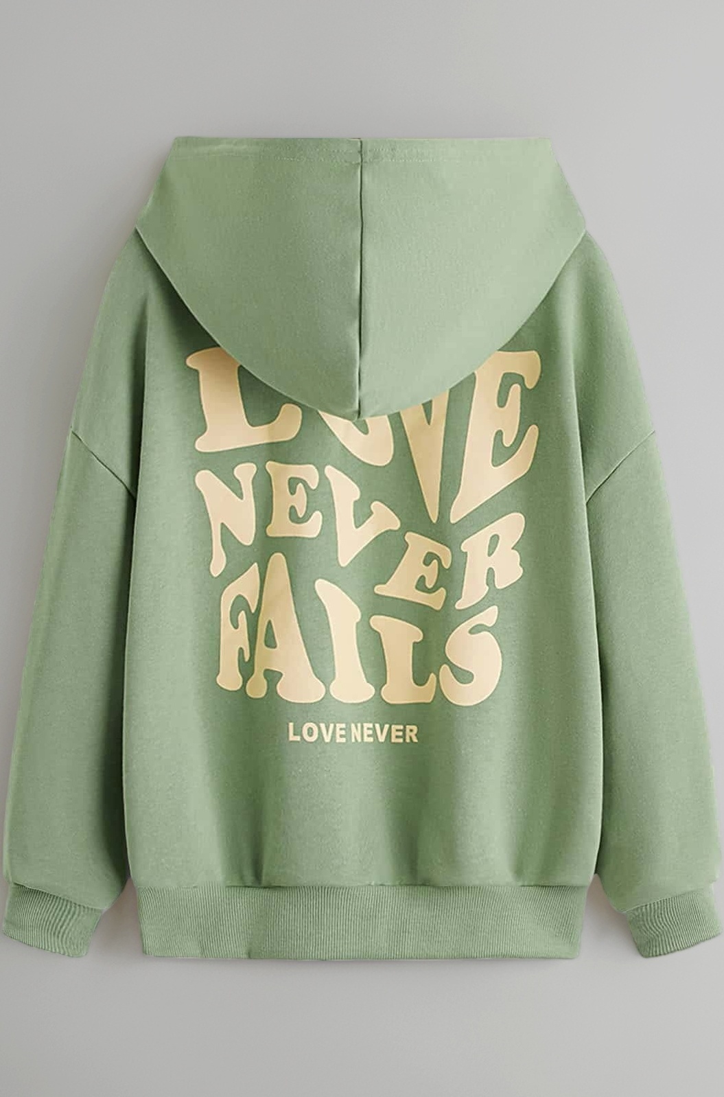 Floerns Girls Heart Graphic Print Long Sleeve Hooded Sweatshirt Pullover Tops