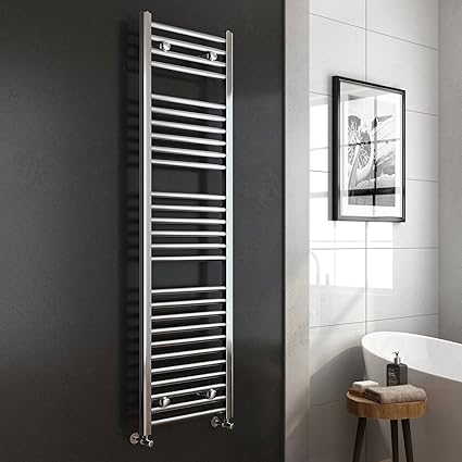 Soak Radiador toallero Recto de Acabado Cromado de 1600mm x ...