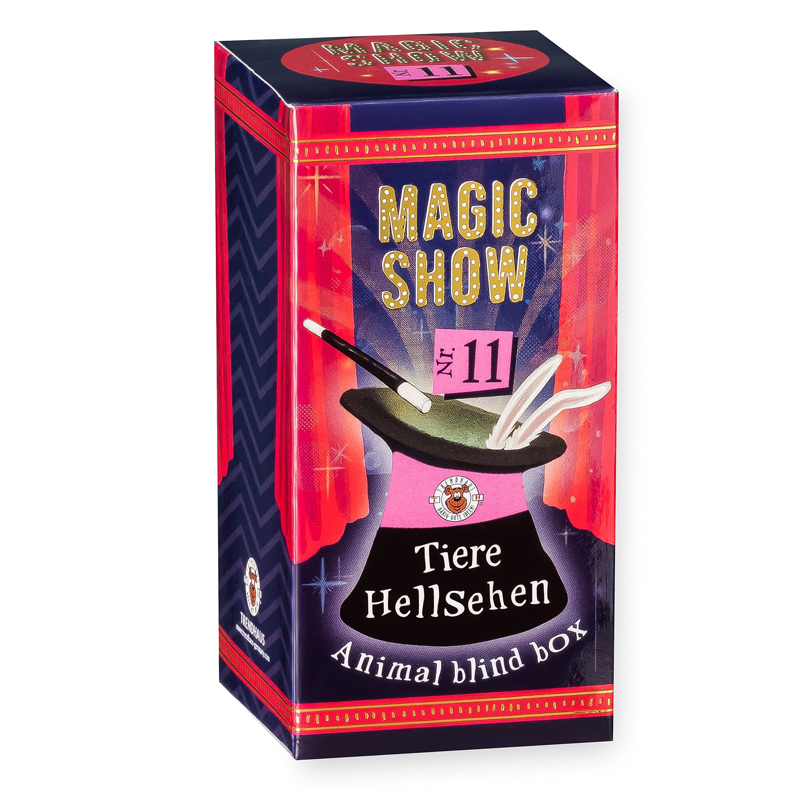 TRENDHAUS 957795 Magic Show Nr. 11 [ Tiere Hellsehen ], Verblüffende Zaubertricks für Kinder ab 6 Jahren, Inkl. Online-Videos