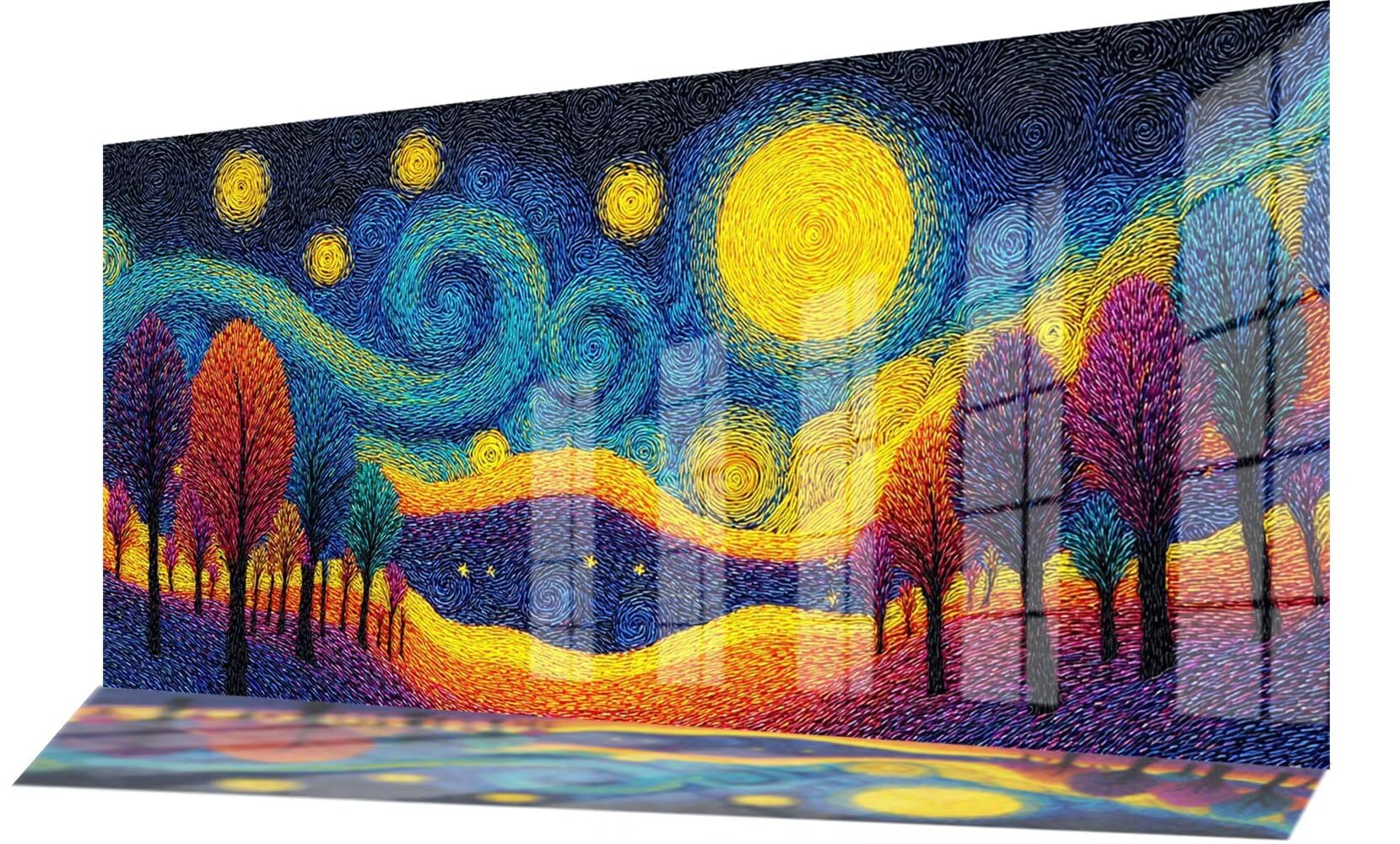 Diamentowe Malarstwo Abstrakcyjne Diamentowe Rysunki Diamentowe 70 x 140 cm, Malowanie Diamentowe Malarstwo Pełny Zestaw Haft Krzyżowy DIY Malowanie według numerów, Dekoracje Ścienne Kobiety Prezenty