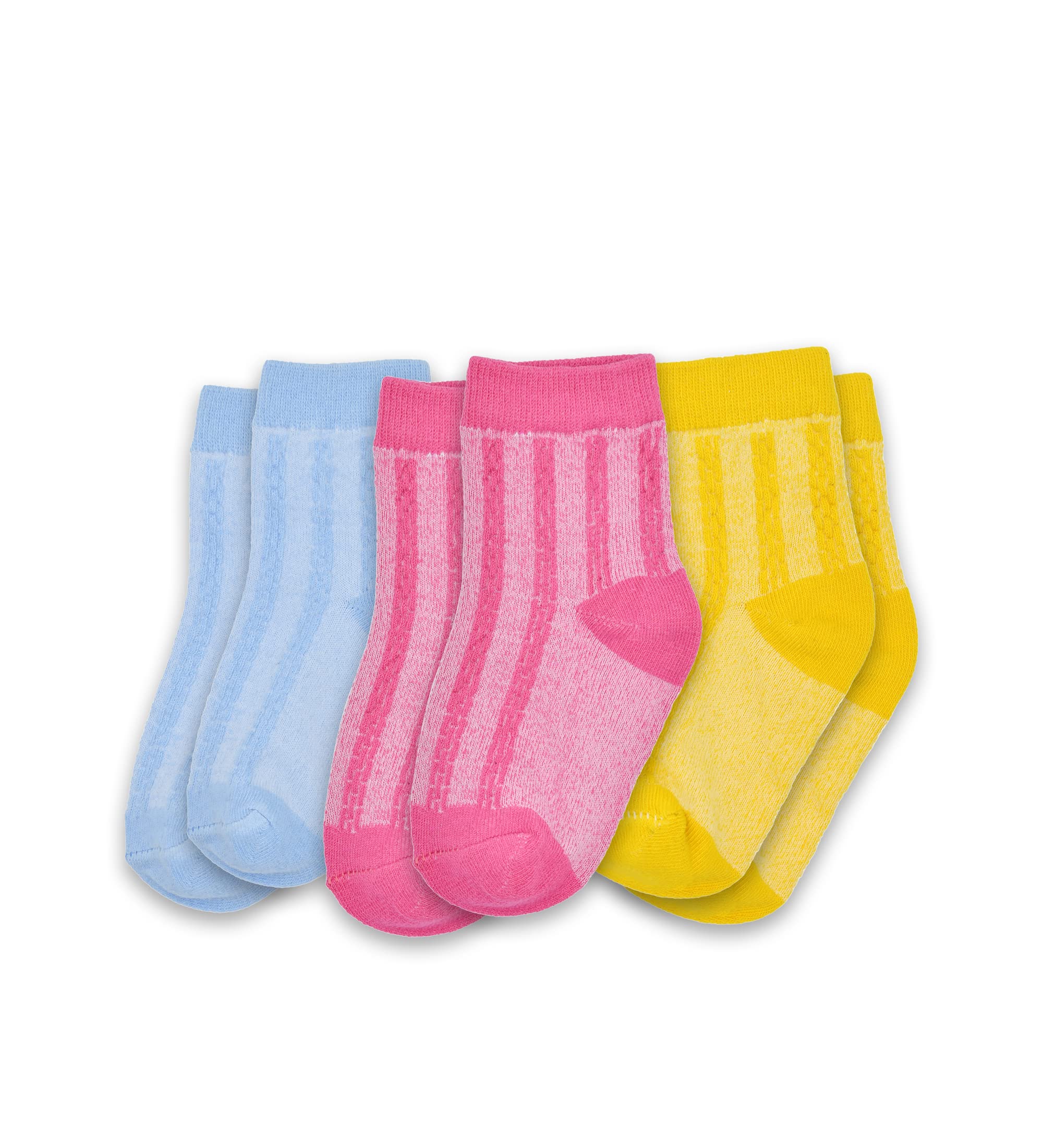 BORNSTAR Baby Boy's Organic Cotton Socks (Multicolour, 12-24 Months) - Pack of 6 Pairs 1