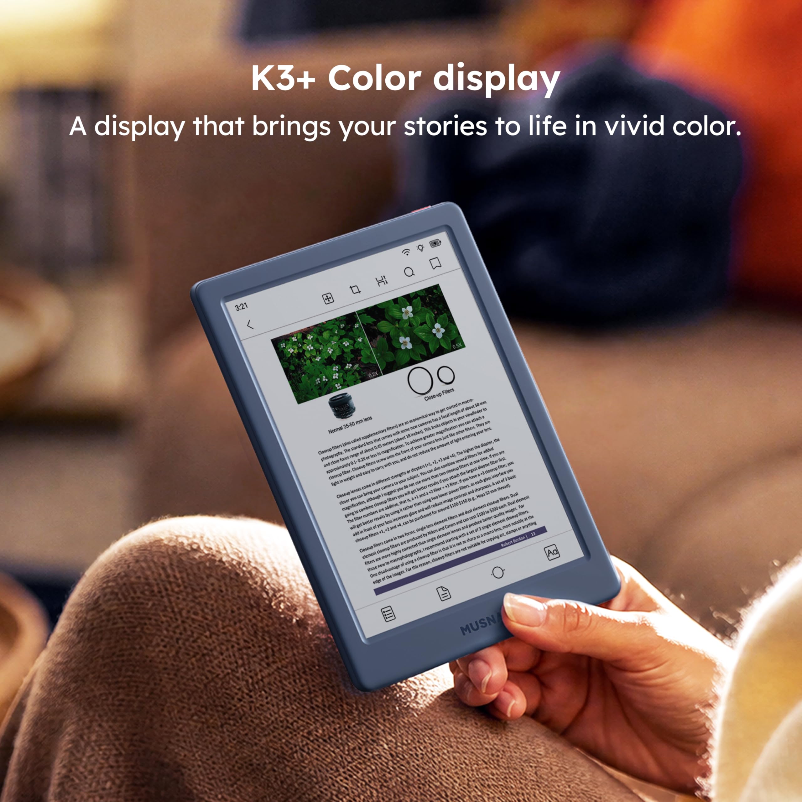 Neo 2C - Lettore eBook a colori da 64 GB+4 GB, supporta app di terze parti, eReader ePaper con inchiostro elettronico da 6 pollici, con display a colori, lunga durata della batteria per la