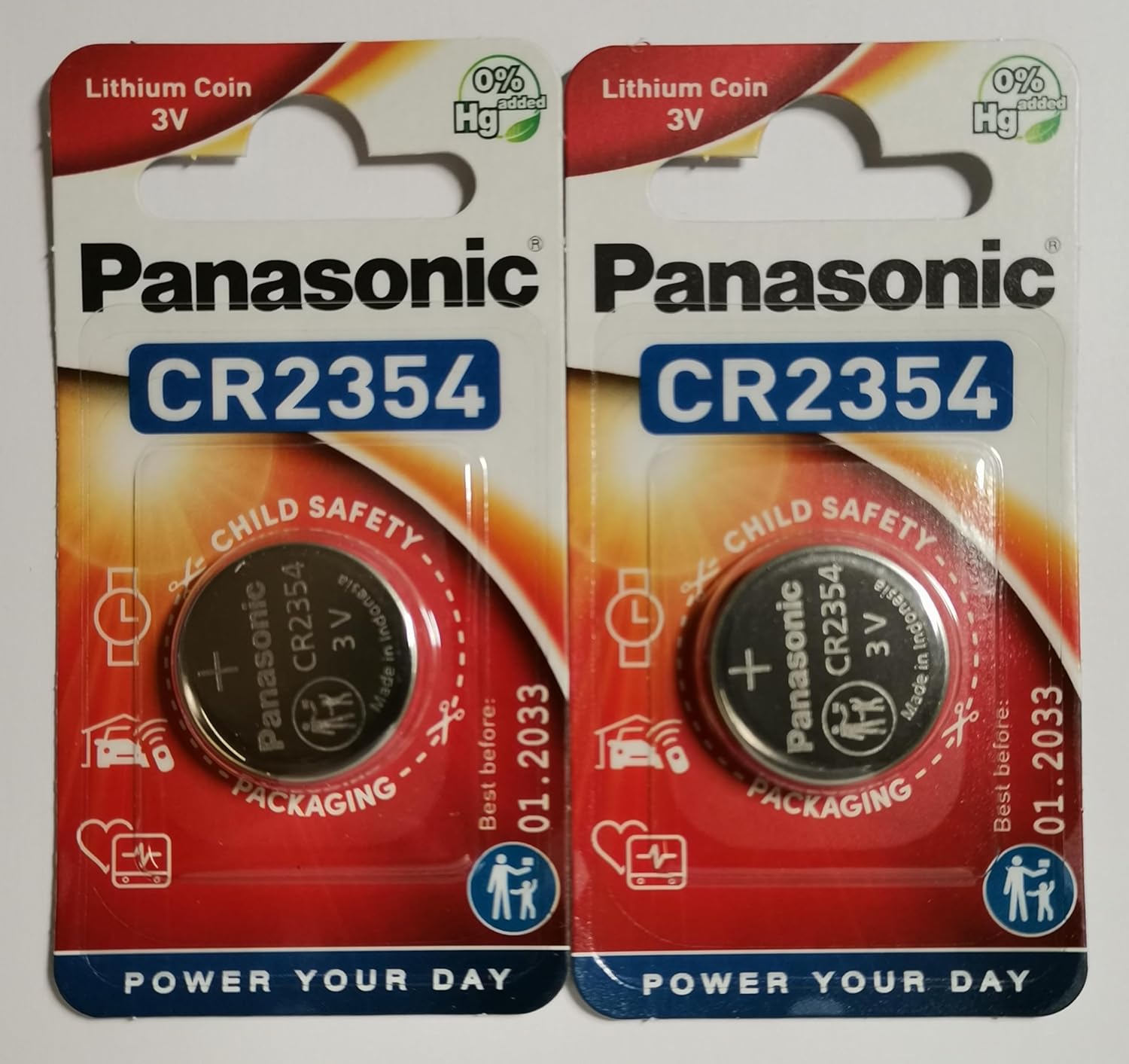 Panasonic 2 x CR2354 3V Lithium Coin Cell Batteries