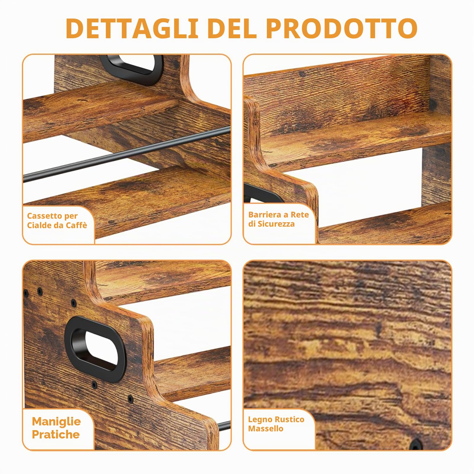 Scaffale per bottiglie di liquori, 3 ripiani, in legno, con vassoio per bottiglie di liquori, 12 bottiglie, per whisky, alcool, bevande