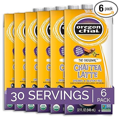 Oregon Chai Original Chai Concentrate, 32 Fluid Ounce (Pack of 6) Oregon Chai Original Chai Concentrate, 32 Fluid Ounce (Pack of 6)