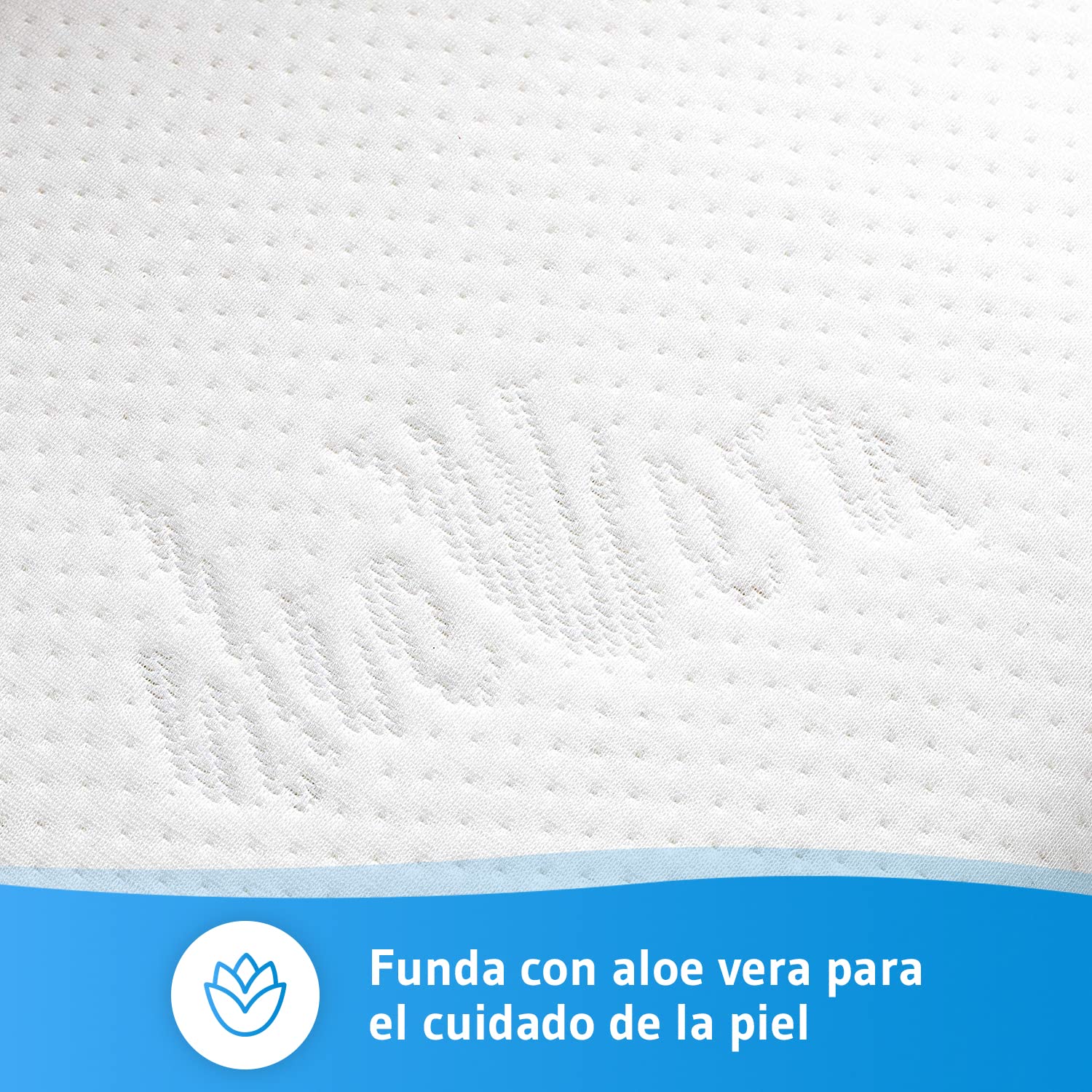 Third of Life Soñar - Cojín de Memoria de Forma (ergonómica, ortopédica, Espuma viscoelástica y hipoalergénica, Funda con Aloe Vera, Ideal para Fundas de Almohada de 135 x 33 cm