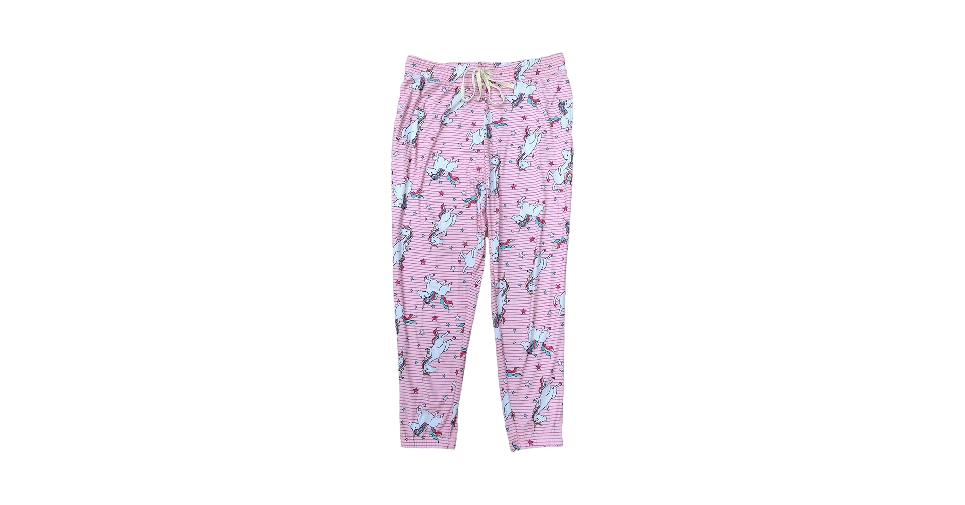 Jazzy Unicorn Pink Starlight Pajama Sleep Jogger Pants - X