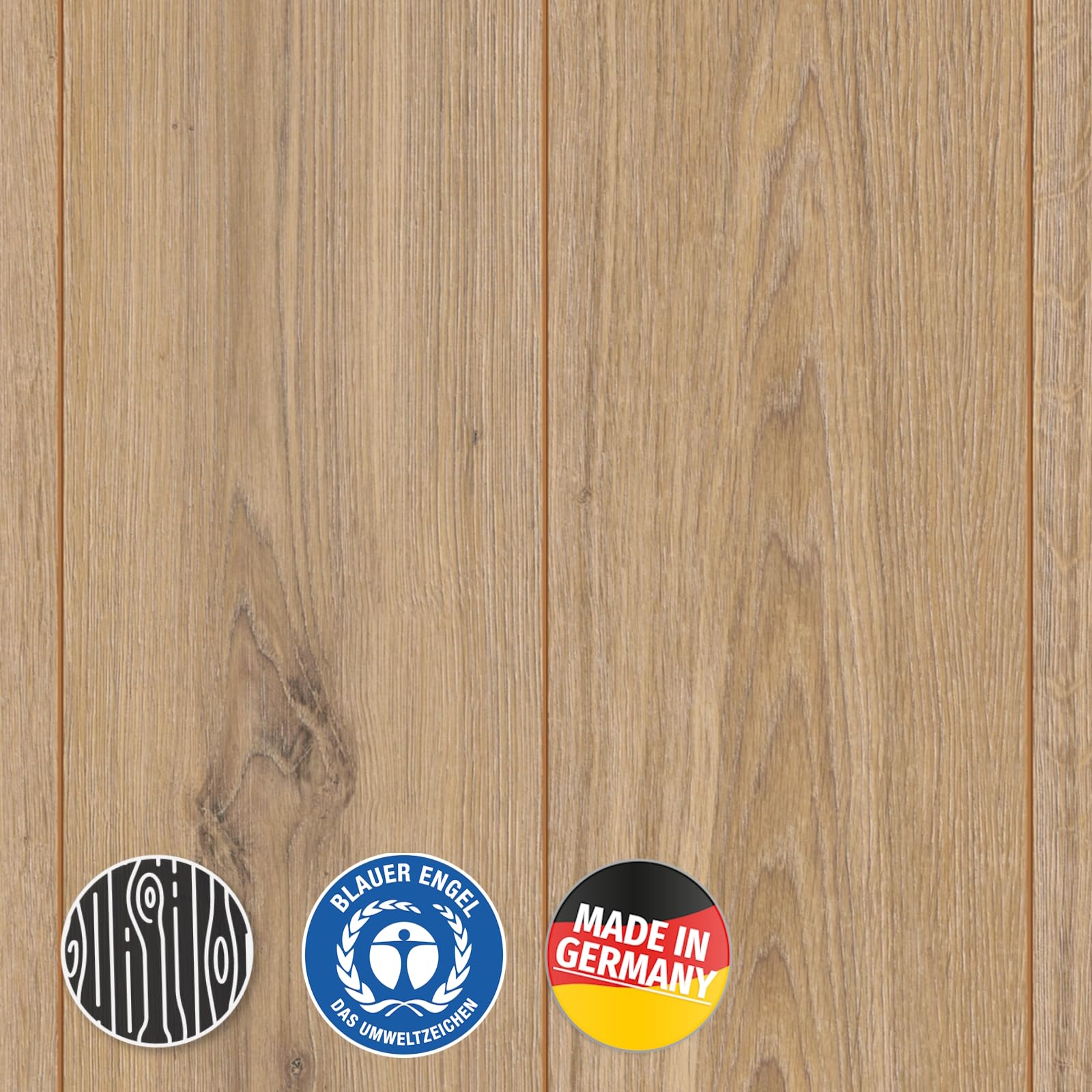 KRONOTEX Laminato Phalsbourg Rovere – Pavimento rustico dal design classico in legno, serie robusta, 188 × 1375 mm, spessore 12 mm, superficie strutturata, durevole e facile da pulire, 188 x 1375 mm