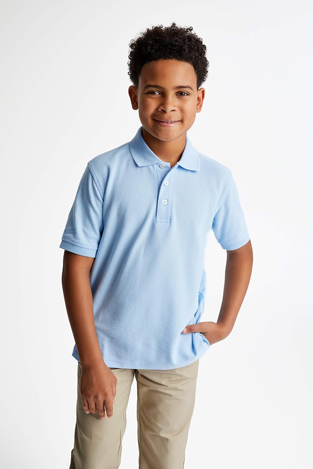 French Toast Boys' Short Sleeve Pique Polo: Clothing, Shoes & Jewelry