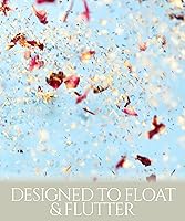 Vista 3 de Flora & Bloom Confeti biodegradable con conos preconstruidos Flores secas (3 litros) Kit de confeti de boda Conos abiertos y bandeja Jazmín