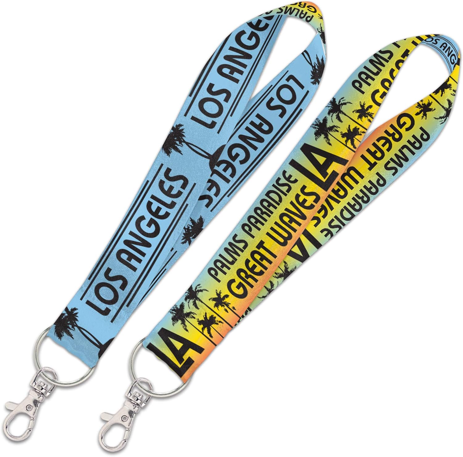 Destination California LOS ANGELES City/ California LOS ANGELES Lanyard Key Strap 1"City/ California LOS ANGELES Lanyard Key Strap 1", Multi, NA