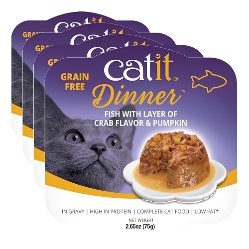 Catit Fish Dinner with Crab Flavor & Pumpkin – Hydrating