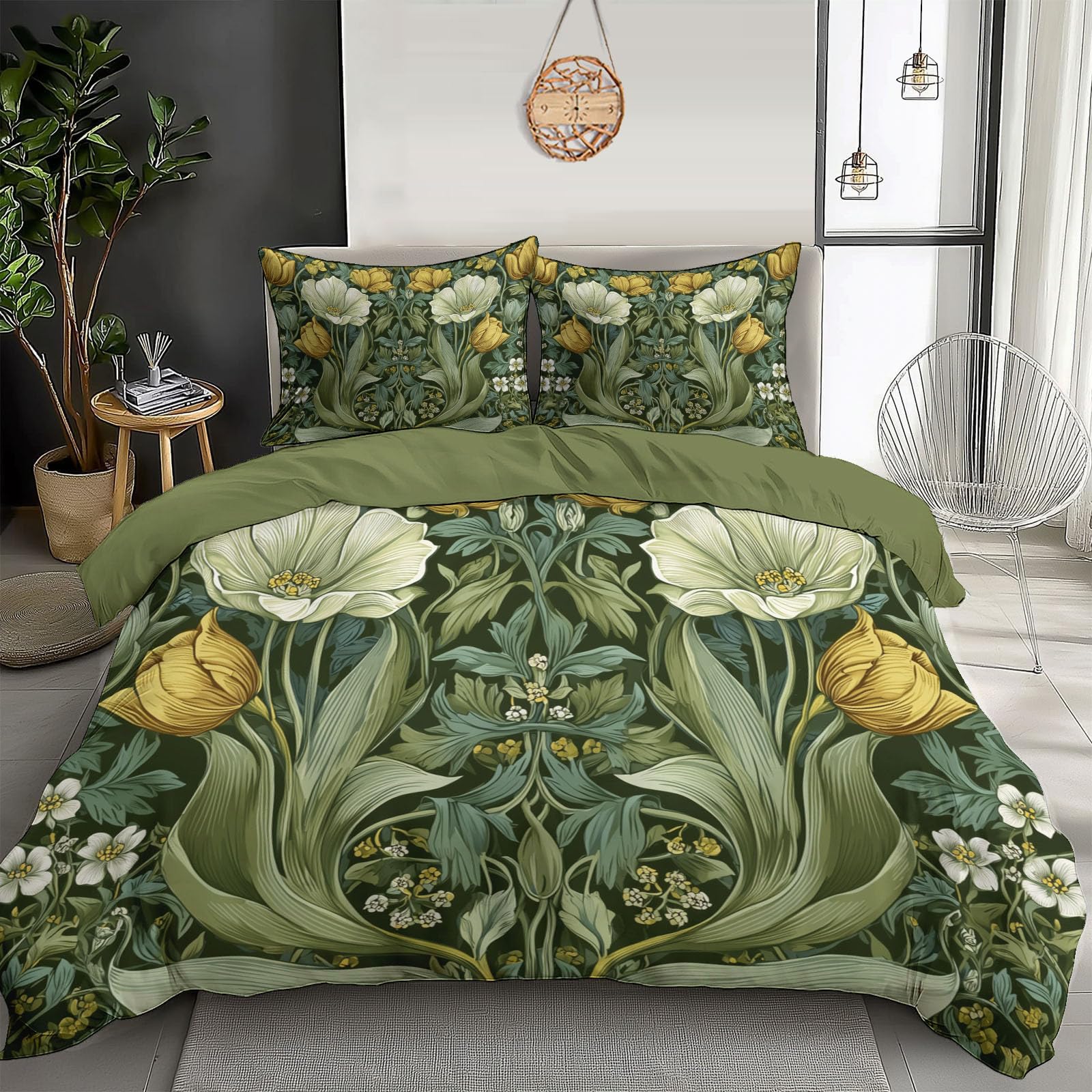 Housse de couette 140x200 fermeture éclair pour un lit fait en deux minutes