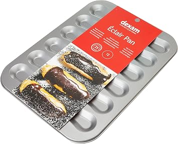 Dexam Eclair Pan Non-Stick 12 Cup, Grey