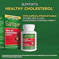 Vista 3 de Suplemento de Extracto de Ajo Garlique, Fórmula Saludable para el Colesterol, Sin Olor y Vegano, 60 Cápsulas