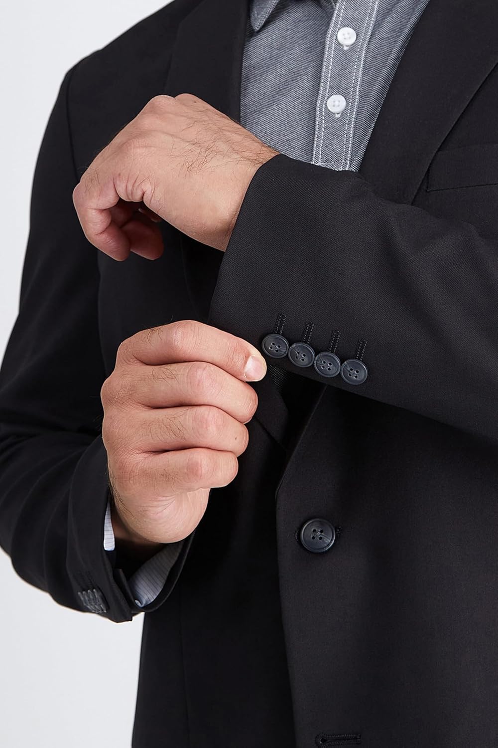 Haggar Mens Smart Wash with Repreve Classic Fit Flat Front Suit Separates Pant - Image 4