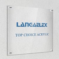 Langaelex Akril üveg lap 3mm A3 méret átlátszó lézervágáshoz és kézműves projektekhez 6
