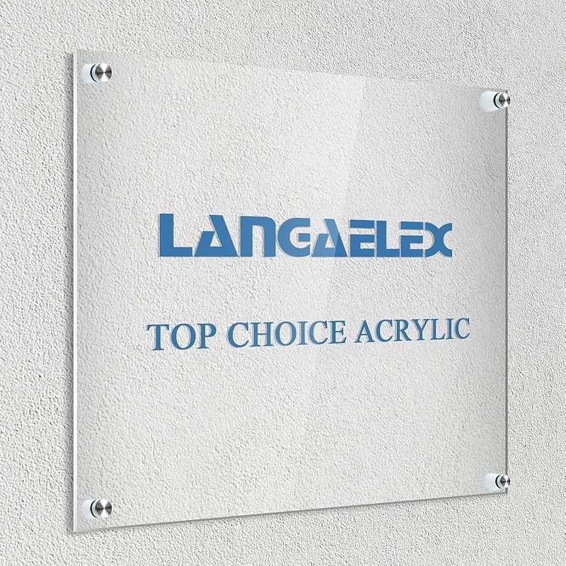 Langaelex Akril üveg lap 3mm A3 méret átlátszó lézervágáshoz és kézműves projektekhez