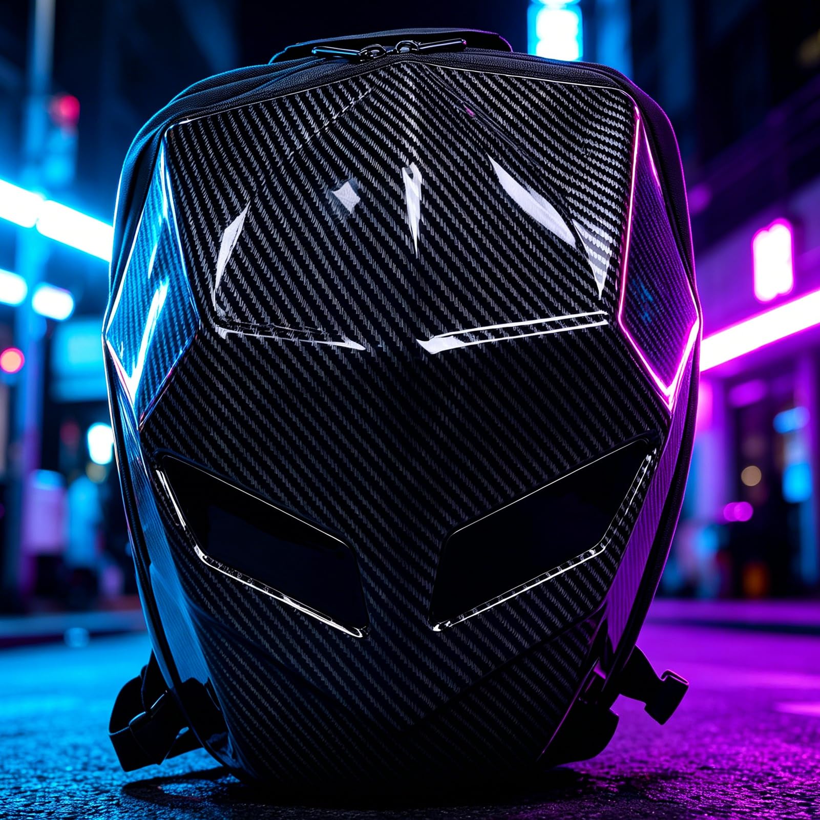 Mochila para Moto Casco Bolsa, Pantalla Programable, para Viajes en Motocicleta