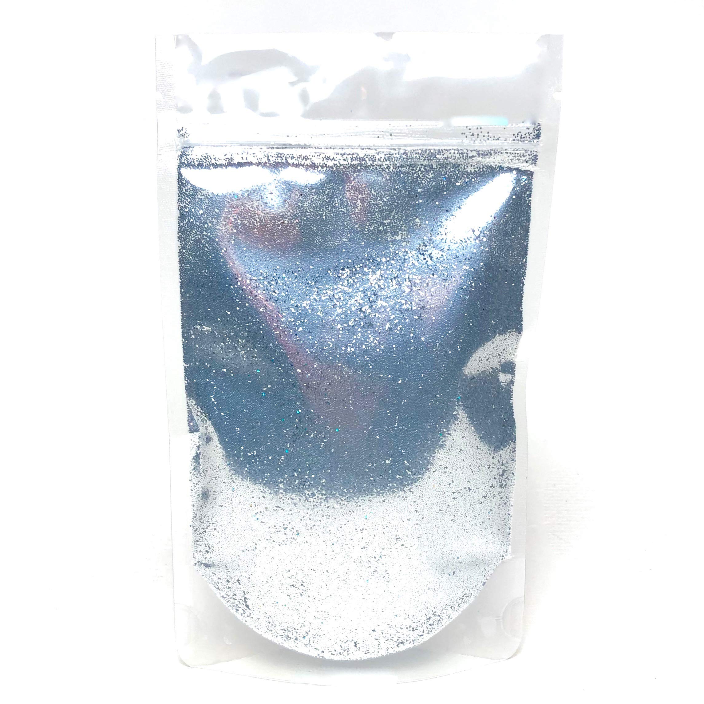 Glitterexpress Paint Additive, Silver Holographic Glitter, 100g