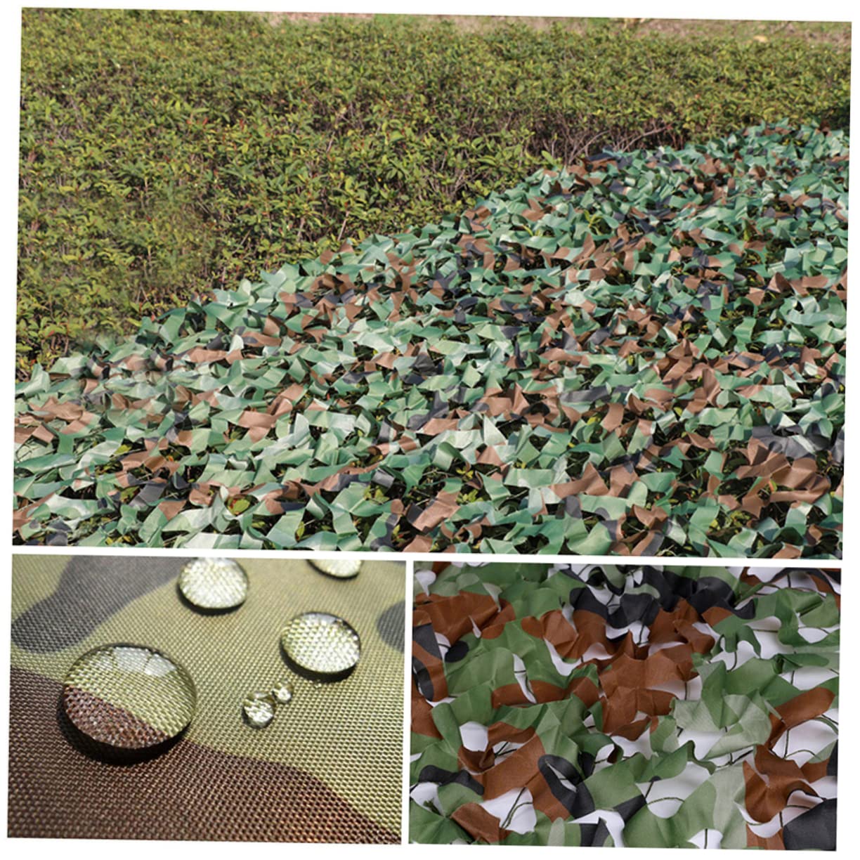 OUdini Camo Netting, 1.5X3M Camping Military Hunting Shooting Sunscreen Camouflanetting for Camping Hide