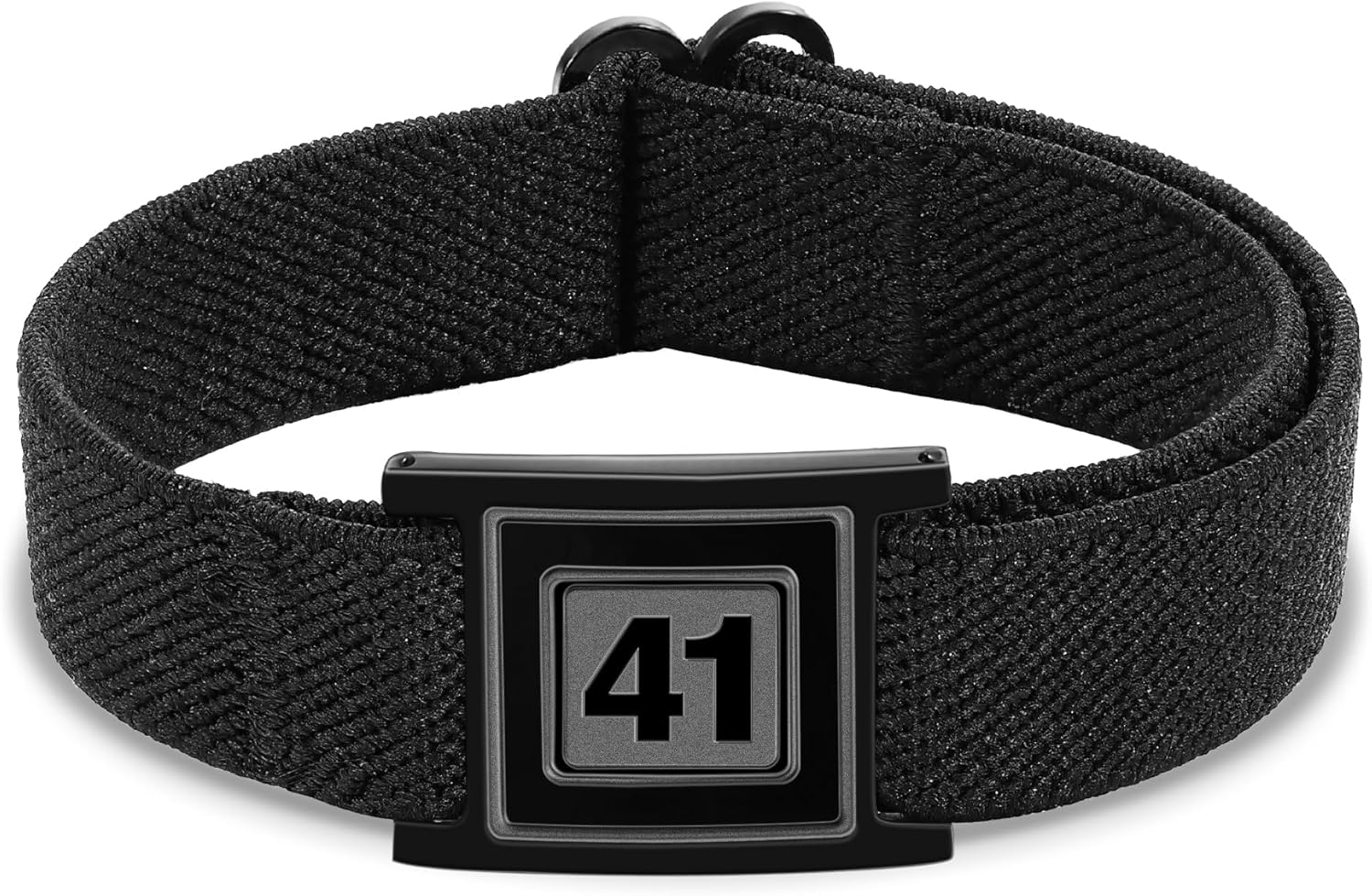 Number 00-99 Bracelet for Boys Men, Adjustable Black Elastic Stretch Athletes Jersey Sports Jewelry, Basketball Football Baseball Gifts for Teen Boys