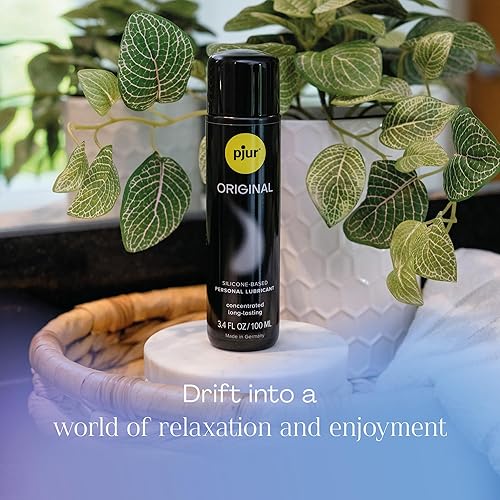 Miniatura 6 de pjur Lubricante original a base de silicona, lubricante prémium para hombres, mujeres y parejas, inodoro, 1 litro34 onzas líquidas